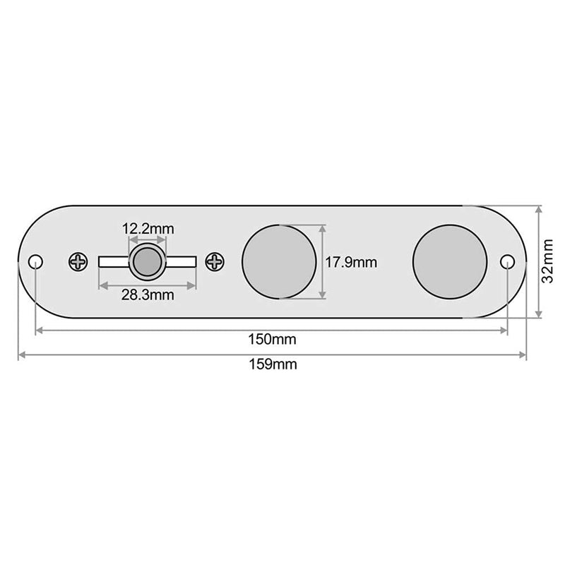 Alnicov 3 Way Loaded Prewired Control Plate Switch Harness Knobs With Jack for TL Tele Telecaster Guitar Chrome