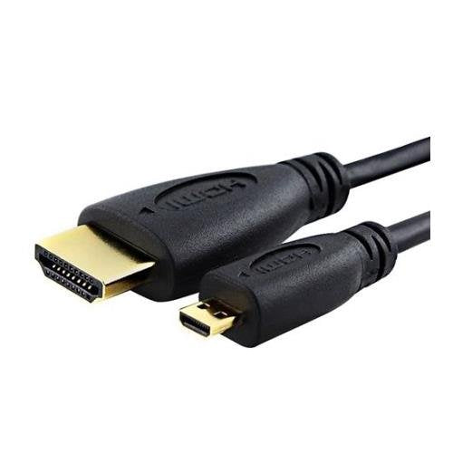 ACTIVEON CX Camcorder AV/HDMI Cable 5 Foot High Definition Micro HDMI (Type D) To HDMI (Type A) Cable