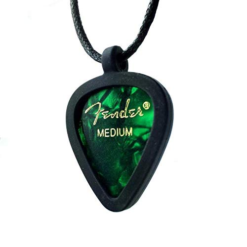 Pickbandz Necklace Silicone Guitar Pick Holder in Epic Black - Fits All - A Perfect Gift - Fully Guaranteed - Rock What You Love With Pickbandz