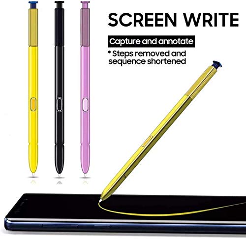 Galaxy Note 9 Pen Replacement S-Pen for Samsung note9 Stylus Pen Galaxy Note 9 S Pen Stylus Note9 N960 SM-N960U SM-N960 Galaxy Note 9 Black S Pen Stylus (Without Bluetooch)+ Tips/Nibs Eject Pin