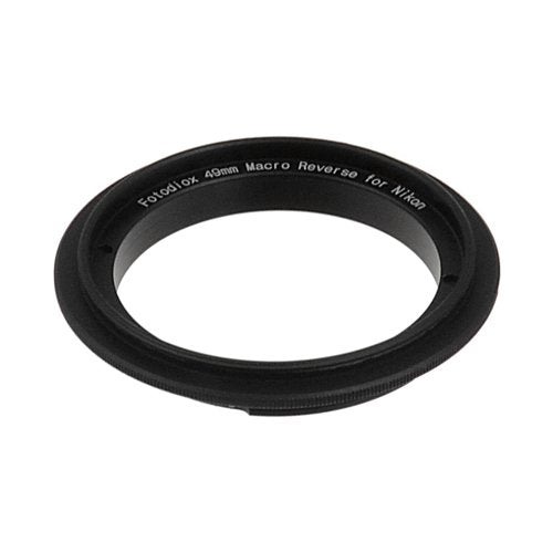 Fotodiox RB2A 49mm Filter Thread Lens, Macro Reverse Ring Camera Mount Adapter, for Nikon D1, D1H, D1X, D2H, D2X, D2Hs, D2Xs, D3, D3X, D3s, D4, D100, D200, D300, D300S, D700, D800, D800E, D40, D50, D60, D70, D70S, D80, D40X, D90, D3000, D3100, D3200, D...