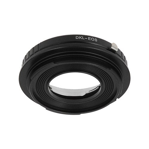 Fotodiox Lens Mount Adapter, Voigtlander Bessamatic Retina DKL lens to Canon EOS Camera, fits Canon EOS 1D, 1DS, Mark II, III, IV, 1DC, 1DX, D30, D60, 10D, 20D, 20DA, 30D, 40D, 50D, 60D, 60DA, 5D, Mark II, Mark III, 7D, Rebel XT, XTi, XSi, T1, T1i, T2i...