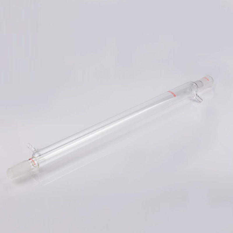 StonyLab Borosilicate Glass Liebig Condenser with 24/40 Joint 500mm Jacket Length Lab Glass Condenser 500 mm