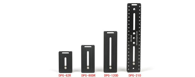 SUNWAYFOTO 62mm QR Plate DPG-62R Arca / RRS Lever Clamp Compatible Sunway
