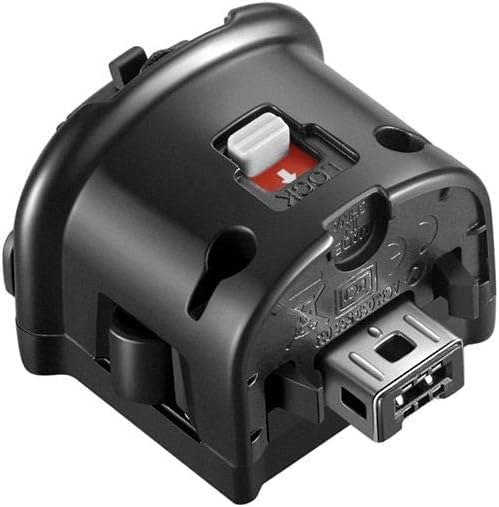 NC Motion Plus Adapter Sensor and Silicon Case use for Wii Remote Controller, Motion Plus Adaptor Accelerator Replacement for Wii Motion Plus Adapter（Black）