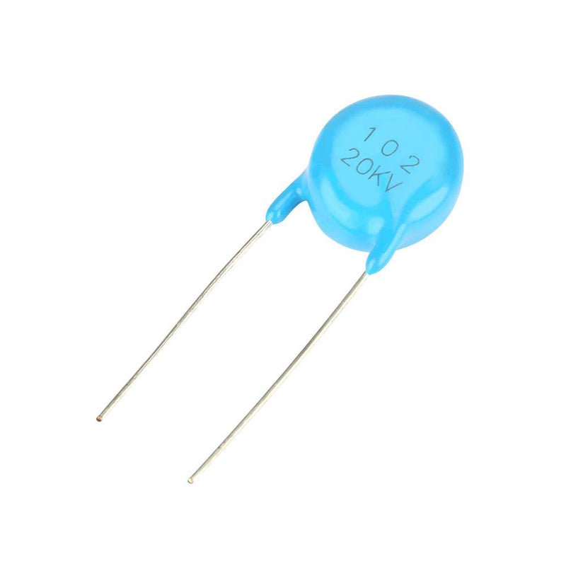 20pcs Ceramic Capacitors, 20KV 1nF 0.001uF 1000pF 102 High Voltage DIP Disc Ceramic Capacitors