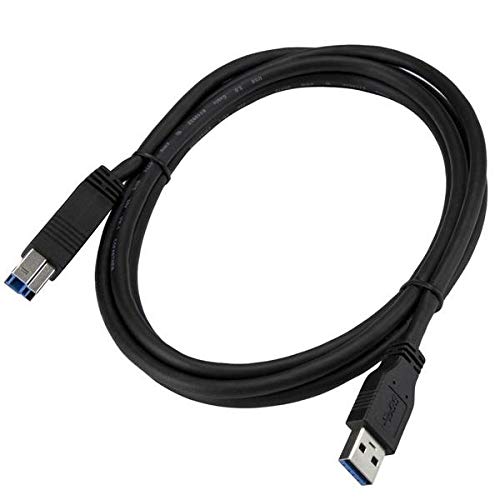 StarTech.com 2m 6 ft Certified SuperSpeed USB 3.0 A to B Cable Cord - USB 3 Cable - 1x USB 3.0 A (M), 1x USB 3.0 B (M) - 2 meter, Black (USB3CAB2M)