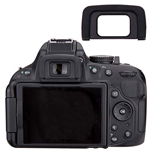 Eyecup Eyepiece Viewfinder for Nikon D5600 D5500 D5300 D3500 D3400 D3300 Camera, Replaces Nikon DK-25 (2 Pack)
