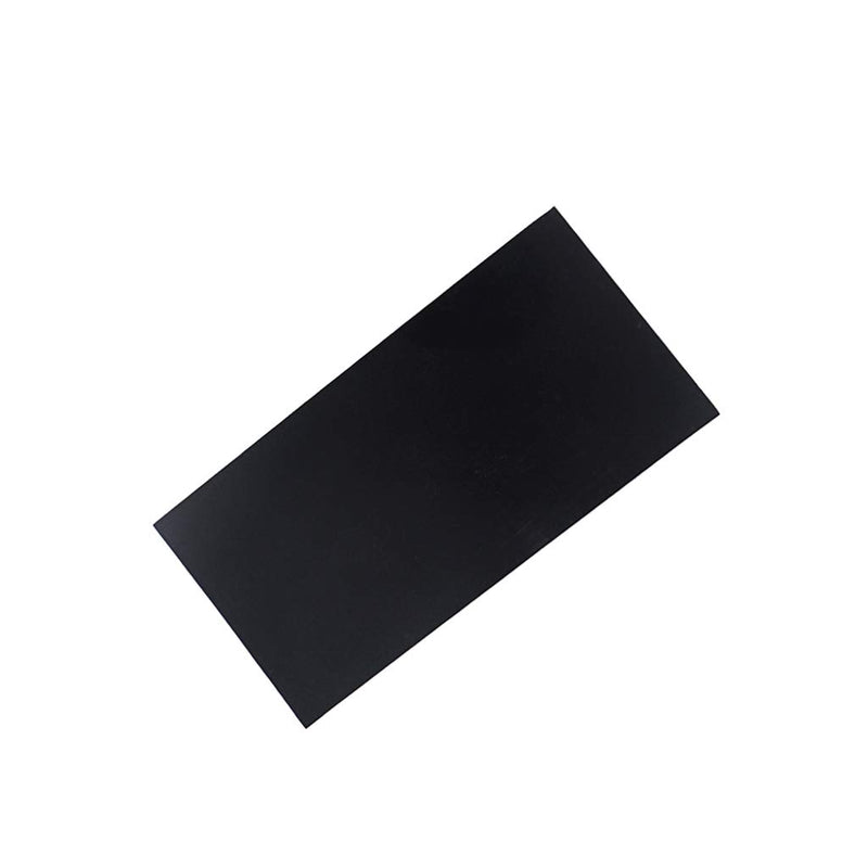 Alnicov Black ABS Guitar Head Veneer Shell Sheet 1mm Thick for Guitar Parts DIY Craft Making