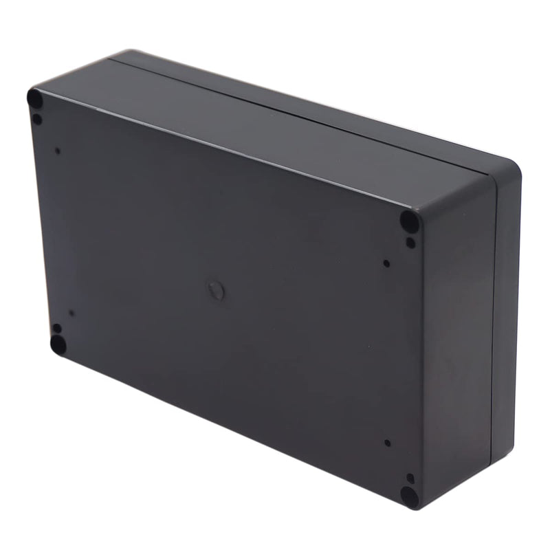 Otdorpatio Project Box IP65 Waterproof Junction Box ABS Plastic Black Electrical Boxes DIY Electronic Project Case Power Enclosure 7.87x4.72x2.2 inch (200x120x56 mm) 7.87"x4.72"x2.2"