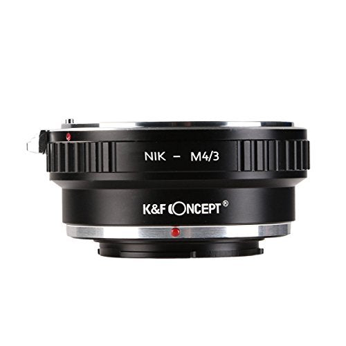 K&F Concept Lens Mount Adapter,Nikon AI Lens to Micro 4/3 Micro Four Thirds Mount Adapter for GF1 GF2 GF3 G2 G3