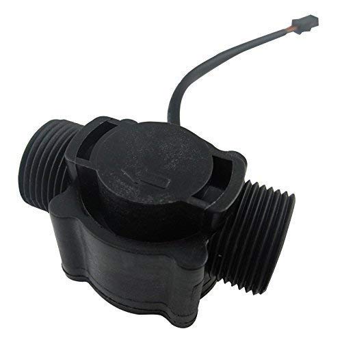 DIGITEN Water Flow Control Meter LCD Display Controller+G3/4" Water Hall Sensor Flow Meter Flowmeter Counter 1-60L/min+G3/4" Electric Solenoid Valve Normally Closed N/C+DC 12V Power Adapter