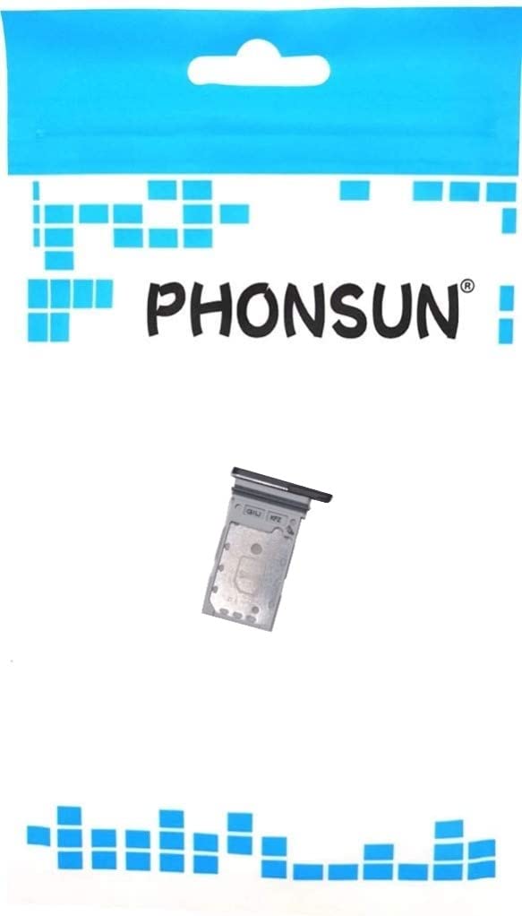 PHONSUN Replacement SIM Card Tray for Samsung Galaxy S21 FE (Fan Edition) 5G SM-G990U G990 (Black) Black