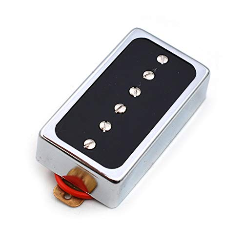 SAPHUE Electric Guitar Pickups Bridge and Neck Set for Les Paul P90 Style Humbucker Size Electric Guitar