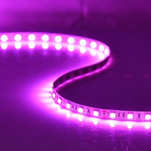[AUSTRALIA] - Pink LED Strip Light, iNextStation 16ft/5m SMD5050 300 LEDs 12V Flexible Non-Waterproof LED Tape/ LED Rope/ LED Ribbon 【Pink】 Pink 