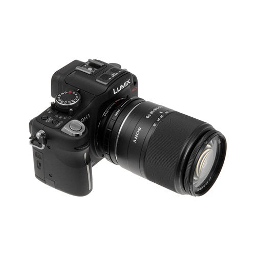 [AUSTRALIA] - Fotodiox Lens Mount Adapter with Aperture Dial, Digital Sony Alpha, Minolta AF Lens to MFT Micro 4/3 Four Thirds System Camera Mount Adapter, for Olympus PEN E-PL1, E-PL1s, E-PL2, E-PL3, E-P2, E-P3, E-M, OM-D, E-M5, Panasonic Lumix DMC-G1, G2, G3, G10,... 