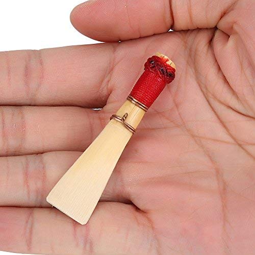 5 Pcs Saxophone Bamboo Reeds, handmade Bassoon Reed Replacement Part, Bassoon Reeds Medium Bamboo Reeds Instrument Replacement Accessories