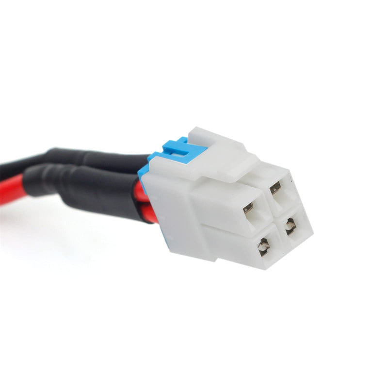 Kymate 4-pin 12AWG DC Power Supply Cable for Yaesu Radio FT-450D FT-891 FT-991-A FT950 FTDX-1200 Kenwood TS-480 TS-590SG TS-890s Icom IC-7000 IC-7200 IC-7600 IC-7300 Alinco DX-SR9T Vertex