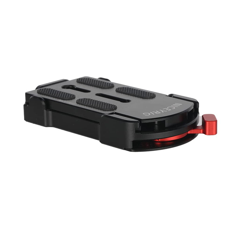 NICEYRIG Quick Release Camera Baseplate Switch QR Base Plate for DJI RS2/RSC2/Ronin S/SC and Zhiyun Weebill 2/S/Crane Series Gimbal and Tripod [Version 3]
