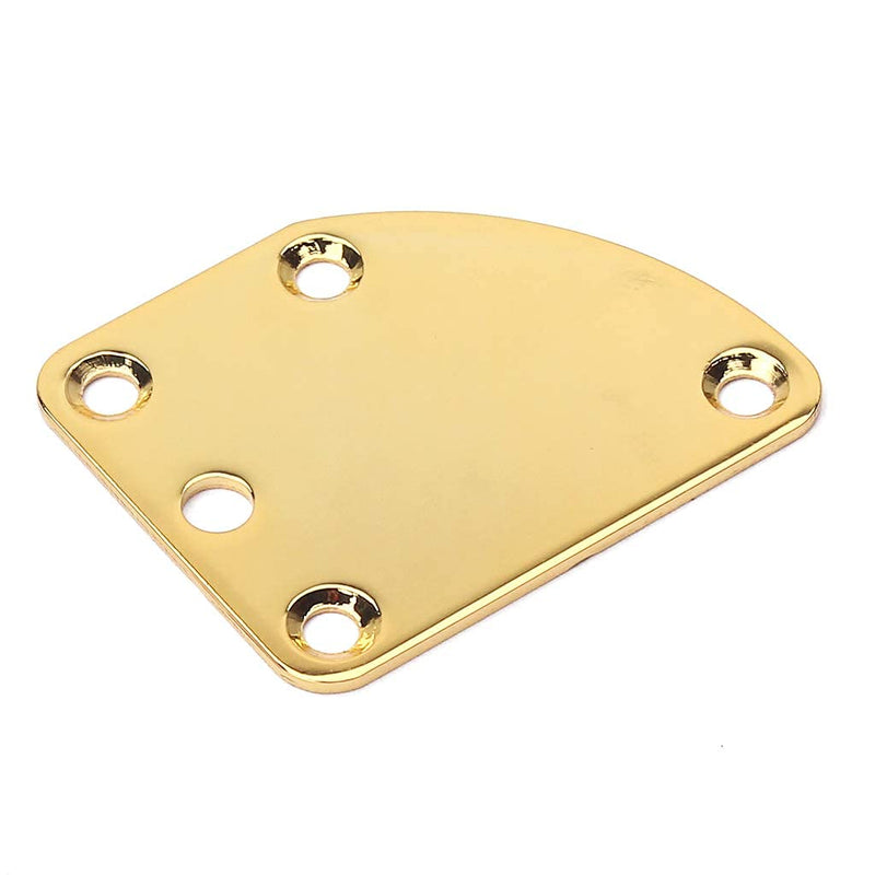Alnicov Triangle 5 Holes Electric Guitar Neck Plate Guitar Neck Force Plate Connecting Plate for Electric Guitar Replacement