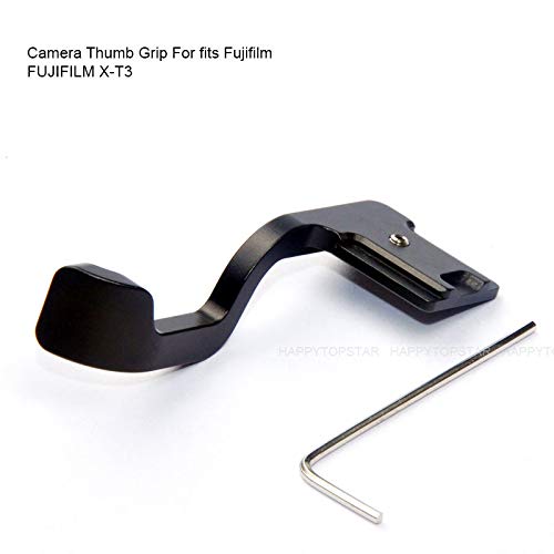 Camera Thumb Thumb-Up Hot Shoe Hotshoe Grip & Red Concave Soft Shutter Release Button Compatible with Fuji FUJIFILM X-T3 XT3 XT4 X-T4