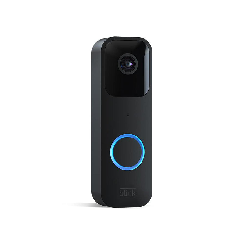 [AUSTRALIA] - Blink Video Doorbell | Two-way audio, HD video, motion and chime app alerts and Alexa enabled — wired or wire-free (Black) Black Video Doorbell Standalone 