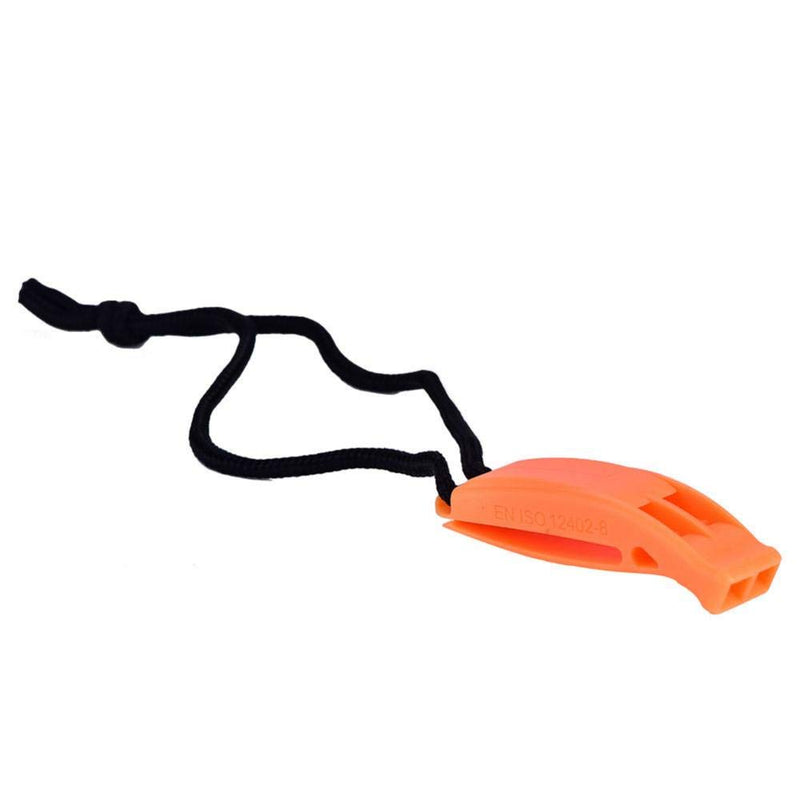 Keenso Whistle, 3Colors Loud Safety Emergency Rescue Whistle for Diving Hiking Camping orange