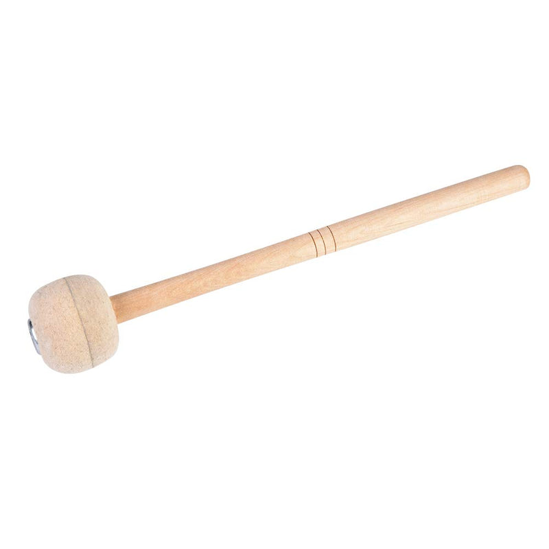 Dilwe Drum Mallet, Wooden Felt Bass Drum Stick Mallet Drumsticks Percussion Instrumental Drum Accessories 1Pcs