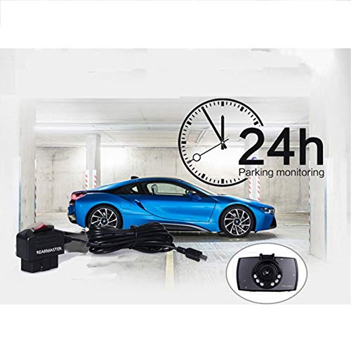 REARMASTER Universal OBD Power Cable for Dash Camera,24 Hours Surveillance / Acc Mode with Switch Button(Mini USB Port)