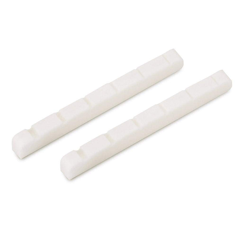 Guitar Nut 6-String Nut Saddle Guitar Nut Set Bone Guitar Bridge for Classical Acoustic Guitar Replacement White