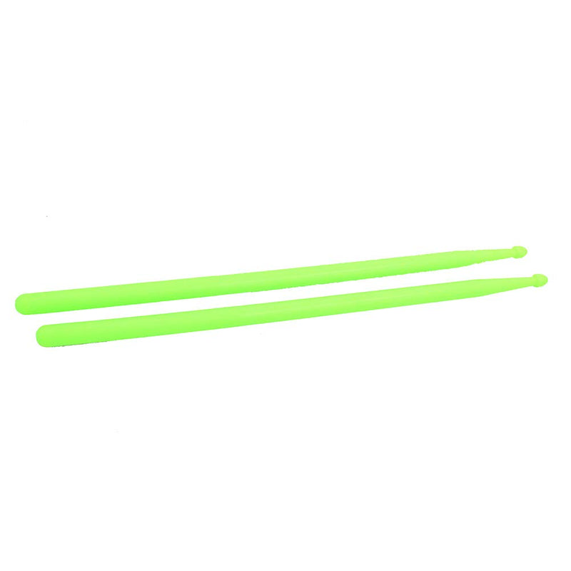 Drum Stick Nylon Drum Sticks Non-slip Durable Practice Musical Instrument Accessories for Jazz Acoustic Music Lover Green