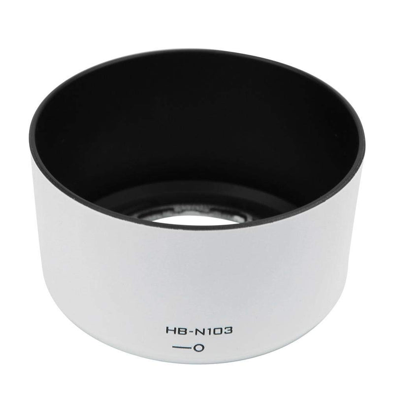 Archuu HB-N103 Camera Lens Hood Shade Fits for Nikon V1 V2 J1 J2 J3 S1 Mirrorless Camera,for Nikon 1 VR 30-110mm f/3.8-5.6 for Nikon 1 VR 10-30mm f/3.5-5.6 Lens (White) White