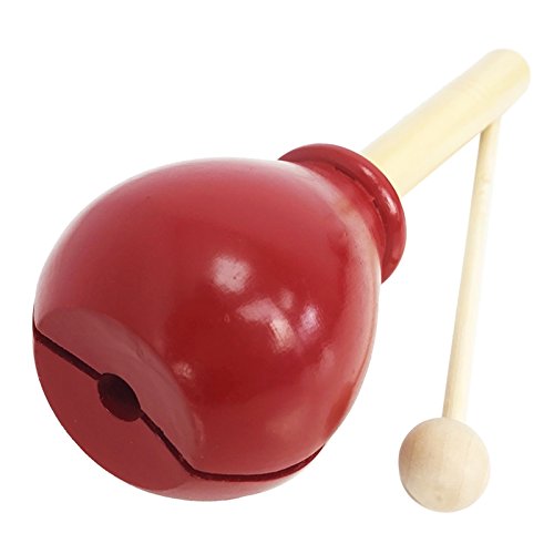 A-Star Wooden Tulip Tone Block with Wooden Beater, Educational School Percussion