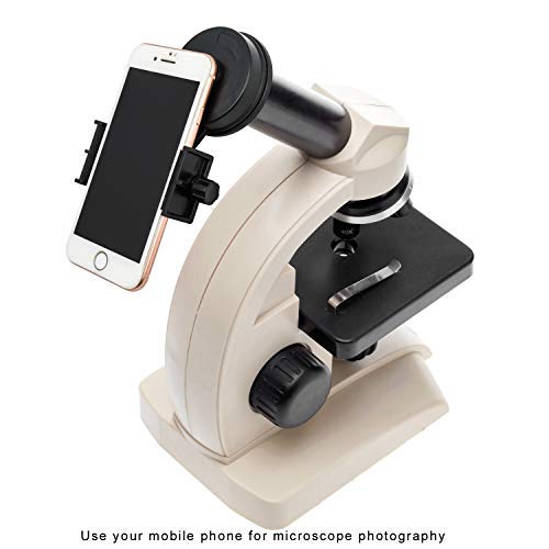 QWORK 2Pcs Microscope Lens Adapter, Microscope Cellphone Camera Adaptor