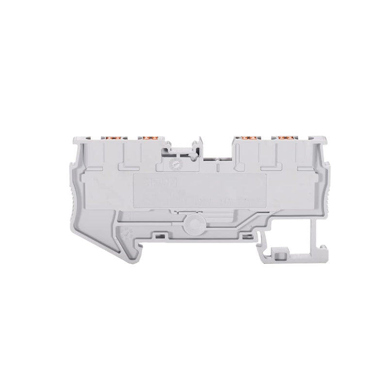 SIPUN ST2-2.5/2X2 Twin Spring Terminal Block Push in Type PT Screwless Wire Din Rail Connector 30 Pcs Set