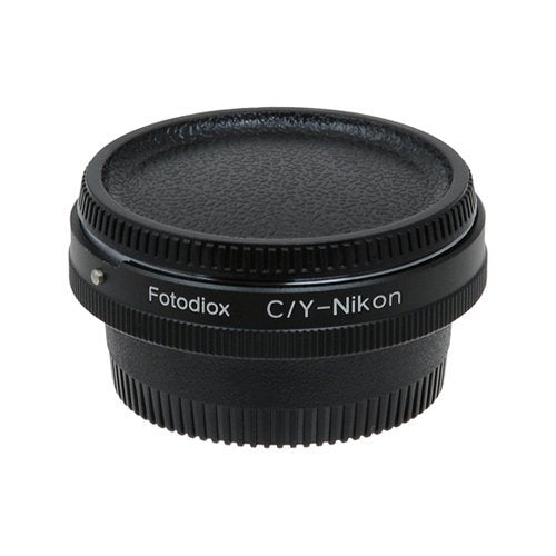 Fotodiox Lens Mount Adapter - Contax/Yashica (C/Y CY) SLR Lens to Nikon Nikkor F Mount Digital Cameras Pro