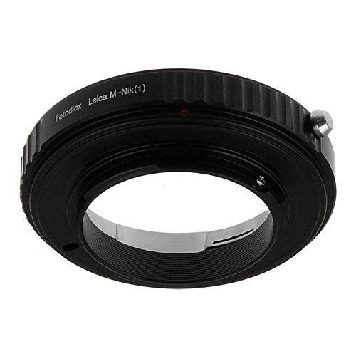 Fotodiox Lens Mount Adapter, Leica M Lens to Nikon 1-Series Mount Mirrorless Camera Body Standard