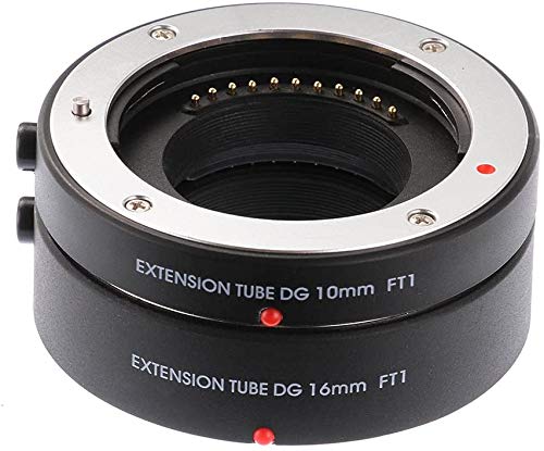 Foto4easy AF Auto Focus Macro Extension Tube 10mm 16mm Set for Olympus Panasonic Micro Four Thirds M4/3 MFT Mount GH2 GH3/4 GH5 GH5s E-PM1 E-PL1 E-PL2/3 E-PL7/8/9/10 Pen-F E-M10 Mark II III Camera
