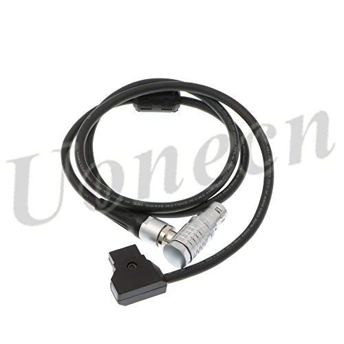 Uonecn Right Angle 8 pin Female Power Cable Dtap Plug for ARRI Alexa Mini Camera