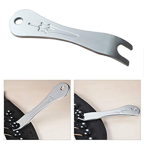 Guitar Bridge Set lnclude 24 Pcs Guitar ABS Plastic Bridge Pins, 4Pcs Guitar Bone Bridge Saddle and Nut, Stainless steel Guitar Bridge Pin Puller, 3 in 1 Guitar String Winder Cutter Pin Puller