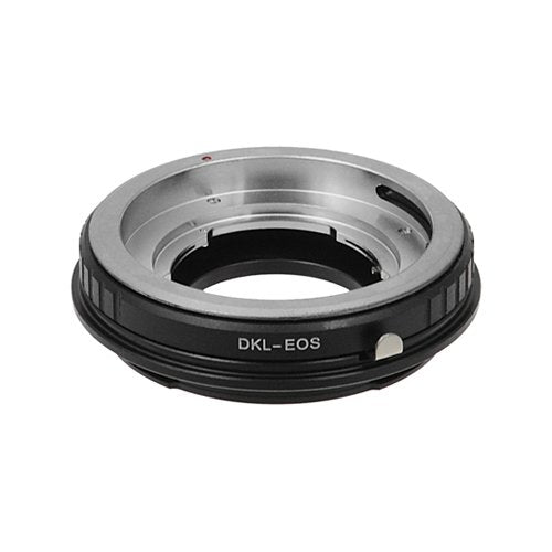 Fotodiox Lens Mount Adapter, Voigtlander Bessamatic Retina DKL lens to Canon EOS Camera, fits Canon EOS 1D, 1DS, Mark II, III, IV, 1DC, 1DX, D30, D60, 10D, 20D, 20DA, 30D, 40D, 50D, 60D, 60DA, 5D, Mark II, Mark III, 7D, Rebel XT, XTi, XSi, T1, T1i, T2i...