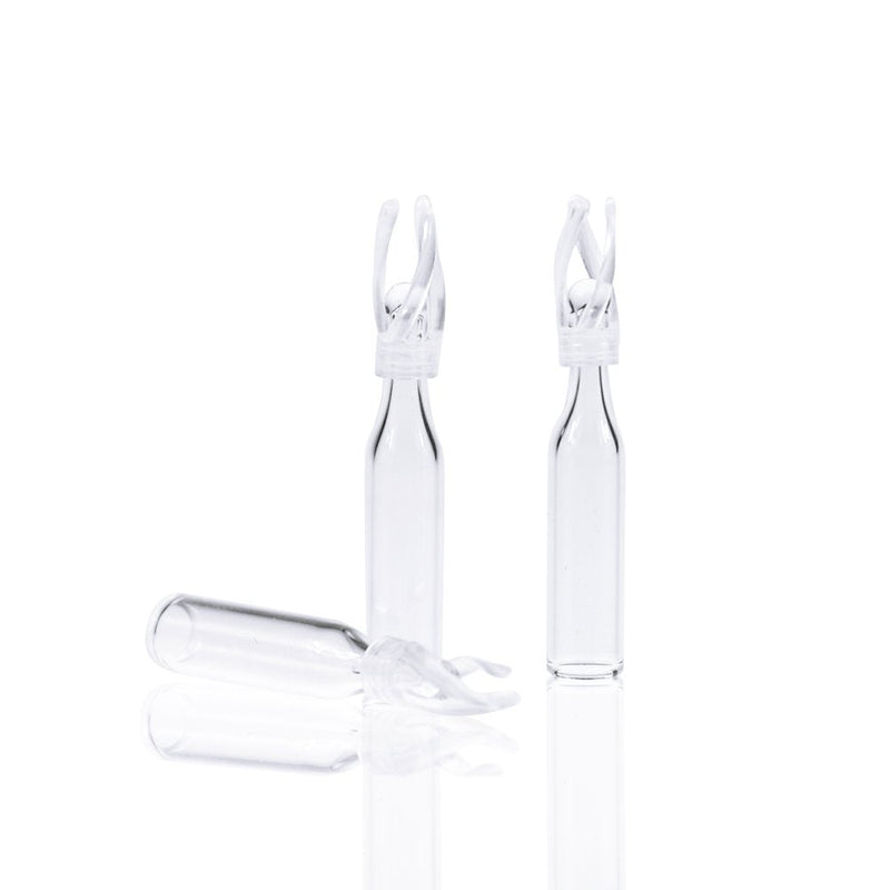 ALWSCI Polyspring Insert Clear Glass, 6mm Insert Diameter, Volume 200µl (Pack of 100) Conical Base with Polyspring 200ul 6*29mm