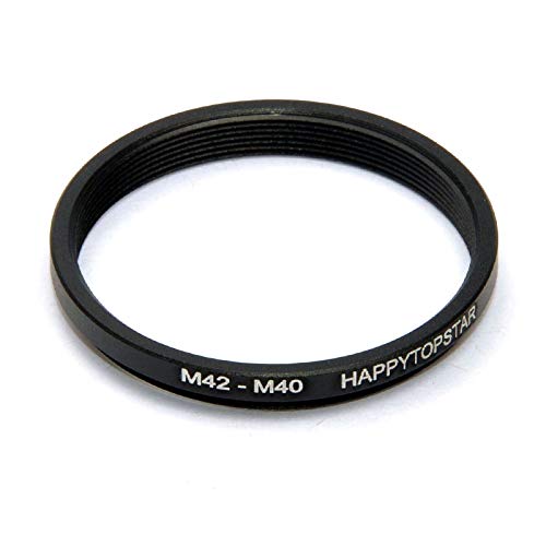 Metal M42 to M40 Male to Female 42mm to 40mm M42-M40 Step-Down Coupling Ring Adapter for Lens Filter