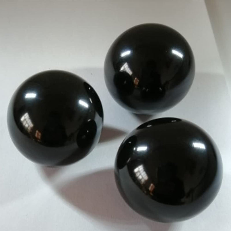 [AUSTRALIA] - Othmro 5Pcs Threaded Ball Knobs, 1.57Inch Dia 0.31Inch Thread M8 Female Thread Black Bakelite Handle Thermoset Ball Knob for Lawn Mowers Exercise Equipment Machinery Valves Spigots (AM8x40) M8*40mm 