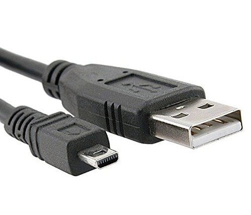 BRENDAZ USB Cable Mini-B 8 Pin for Nikon D3200 D5200 D5000 D5100 D5200 D5500 D7100 D7200 DF and D750 Cameras, Replacement for Nikon UC-E6 UC-E16 and UC-E17 Cable, 6-ft