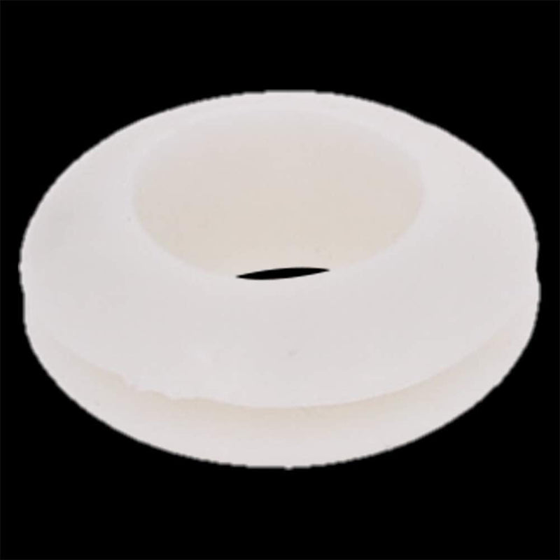[AUSTRALIA] - Aicosineg 50Pcs Rubber Grommets Wire Protector Oil Resistant Armature Rubber Grommet 14mm Inner Dia Oil Resistant Armature Rubber Grommets for Wiring Cable White 