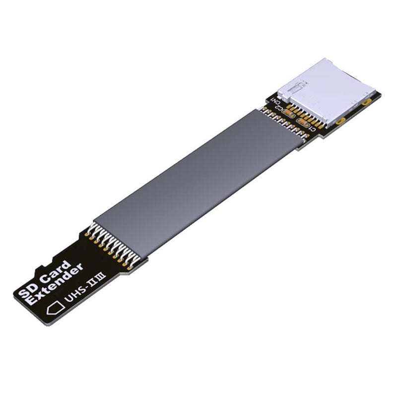 [AUSTRALIA] - Xiwai TF Micro SD Male Extender to TF Card Female Extension Cable Adapter Flexible SD/SDHC/SDXC UHS-III UHS-3 Black TF Male - TF Female 