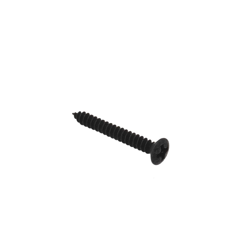 Musiclily Pro 3.0x25mm Strap Button Mounting Screws for Guitar or Bass, Black (Set of 20)
