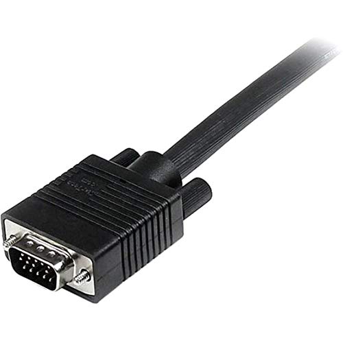 StarTech.com VGA to VGA Cable - 18in / 1.5 ft - Coax High Resolution VGA Monitor Cable - HD15 M/M - VGA Monitor Cable - VGA Male to Male Cable (MXTMMHQ18IN)