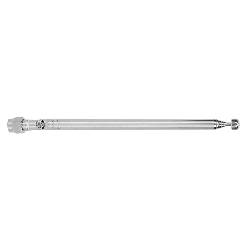 Telescopic SMA Male Radio Aerial Antenna Telescopic Antenna SMA Male Connector Silver Alloy for LimeSDR Radio Communication